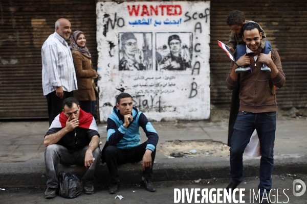 Demonstration in tahrir square.