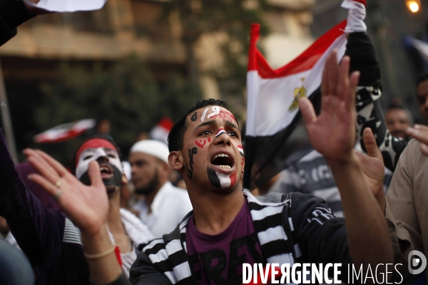 Demonstration in tahrir square.