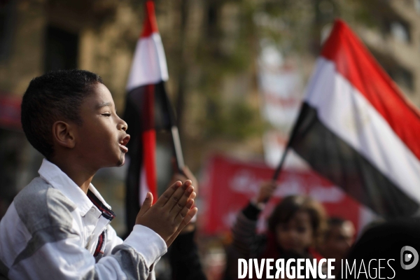 Demonstration in tahrir square.