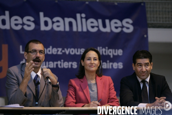 SEGOLENE ROYAL participe au Parlement des Banlieues a Bondy.