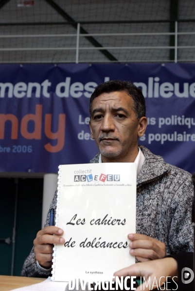 SEGOLENE ROYAL participe au Parlement des Banlieues a Bondy.