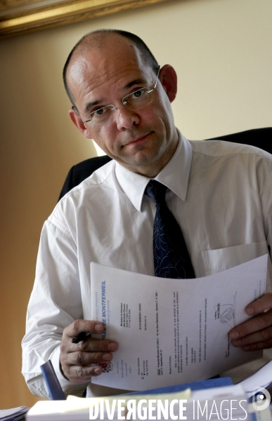 Xavier lemoine, maire de montfermeil, en seine saint denis.
