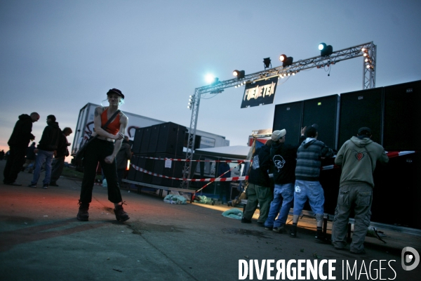 Le teknival de dreux, dans l eure et loire.