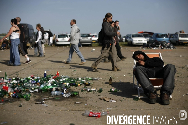 Le teknival de dreux, dans l eure et loire.