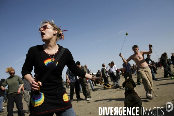 Le teknival de dreux, dans l eure et loire.