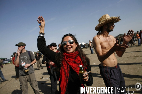 Le teknival de dreux, dans l eure et loire.