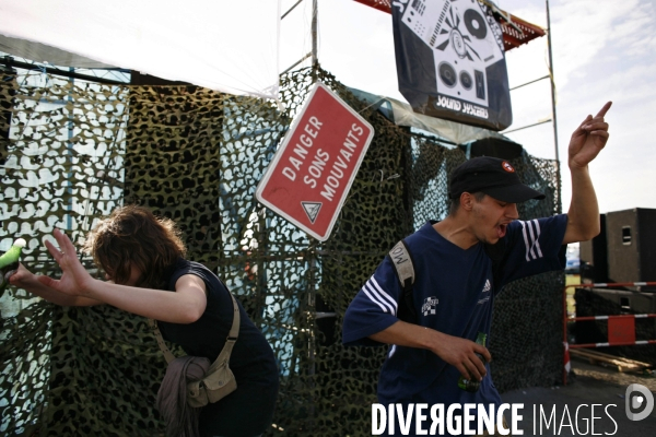 Le teknival de dreux, dans l eure et loire.