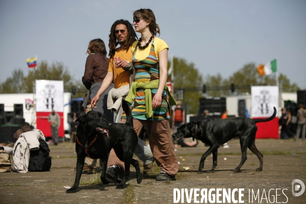 Le teknival de dreux, dans l eure et loire.