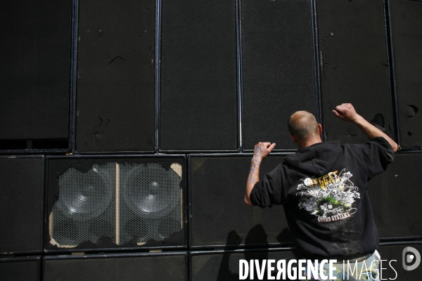 Le teknival de dreux, dans l eure et loire.