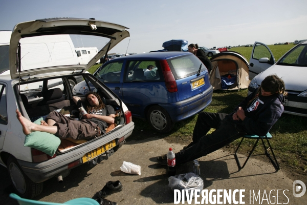 Le teknival de dreux, dans l eure et loire.