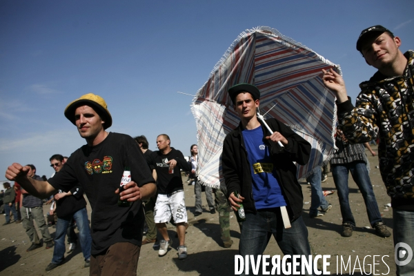 Le teknival de dreux, dans l eure et loire.