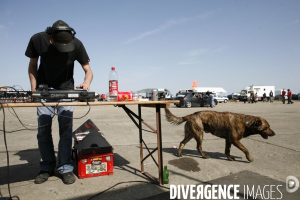 Le teknival de dreux, dans l eure et loire.