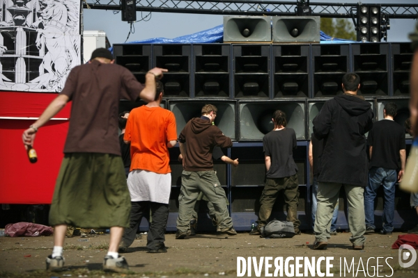 Le teknival de dreux, dans l eure et loire.