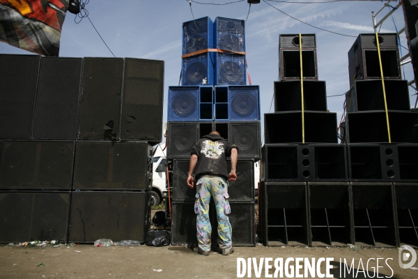 Le teknival de dreux, dans l eure et loire.