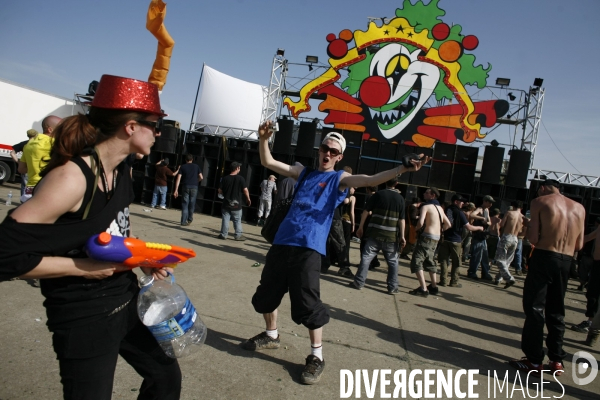 Le teknival de dreux, dans l eure et loire.