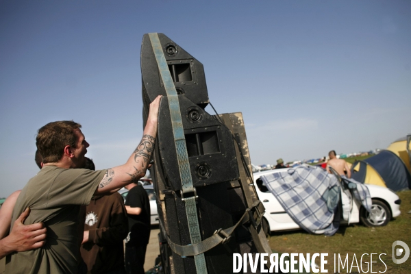 Le teknival de dreux, dans l eure et loire.