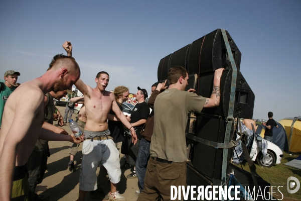 Le teknival de dreux, dans l eure et loire.