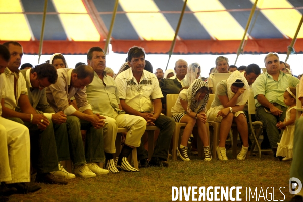 Rassemblement religieux des gens du voyage evangelistes, a chaumont (haute-marne)