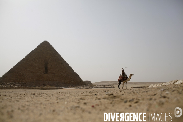 Pyramides de gizeh, egypte.