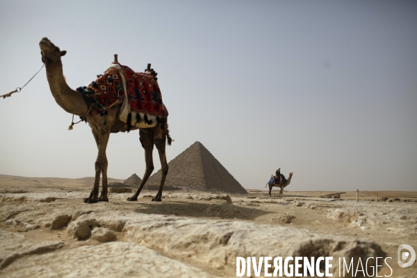 Pyramides de gizeh, egypte.