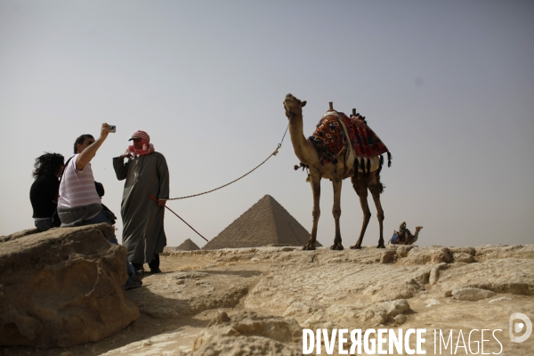 Pyramides de gizeh, egypte.