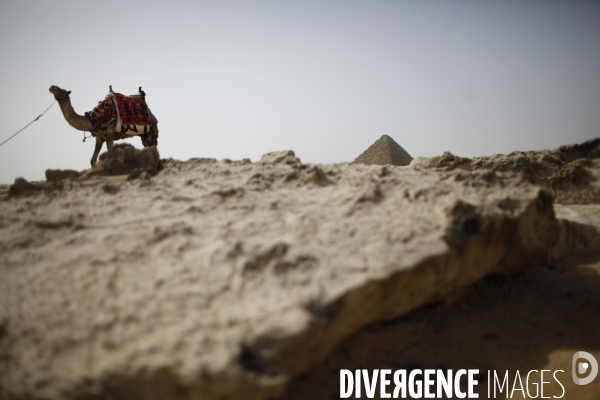 Pyramides de gizeh, egypte.