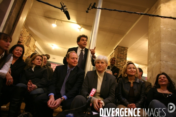 Presentation des voeux de la candidate ump a la mairie de paris, francoise de panafieu.