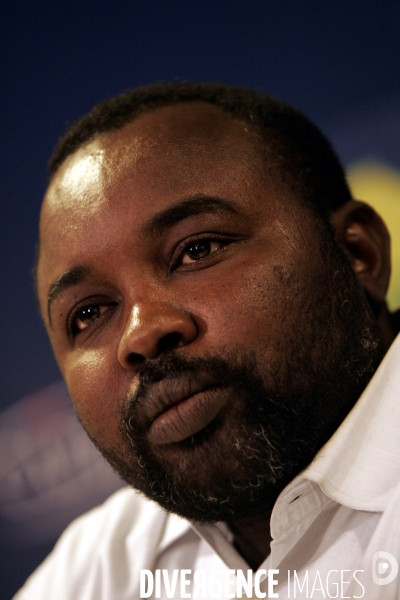 Conference de presse au CAPE du president du Mouvement de Liberation du Soudan, Abdelwahid Mohammed Ahmed Al-Nour