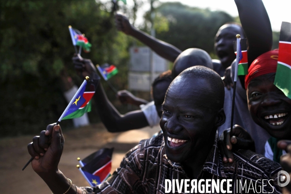 Celebration officielle, dans la capitale juba, de l independance du sud soudan.