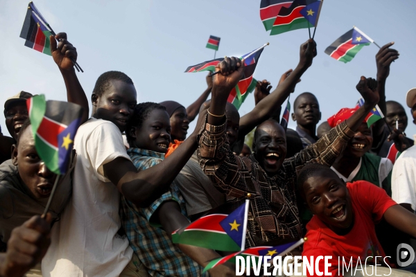 Celebration officielle, dans la capitale juba, de l independance du sud soudan.