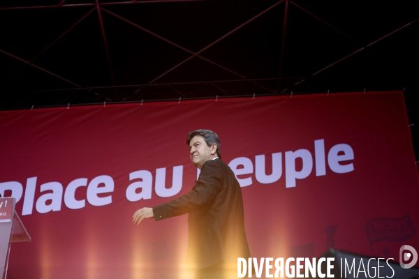 Rassemblement a l appel du front de gauche contre le vote au second tour du president sarkozy.