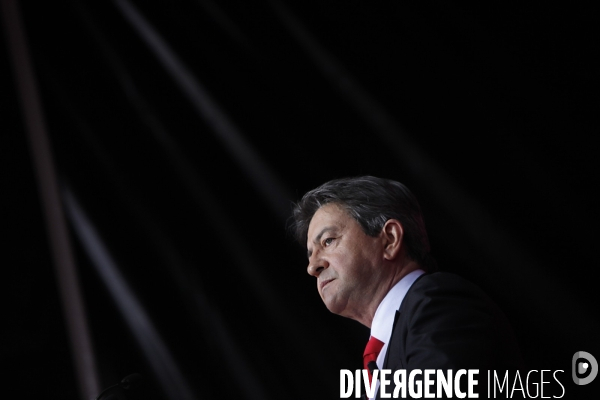 Rassemblement a l appel du front de gauche contre le vote au second tour du president sarkozy.