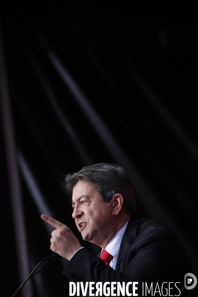 Rassemblement a l appel du front de gauche contre le vote au second tour du president sarkozy.