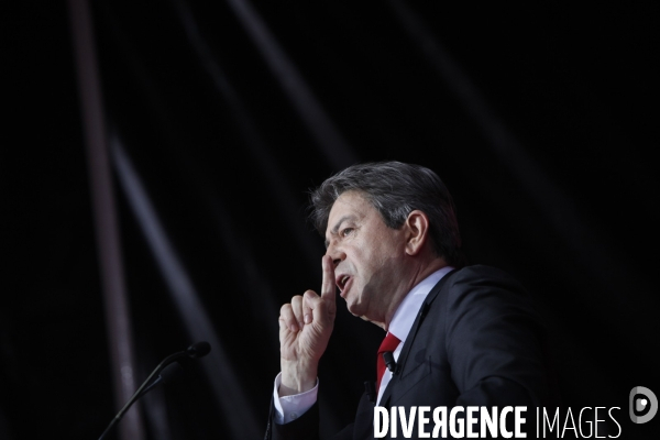 Rassemblement a l appel du front de gauche contre le vote au second tour du president sarkozy.