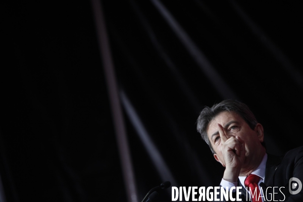 Rassemblement a l appel du front de gauche contre le vote au second tour du president sarkozy.