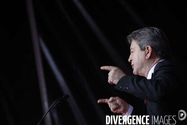 Rassemblement a l appel du front de gauche contre le vote au second tour du president sarkozy.