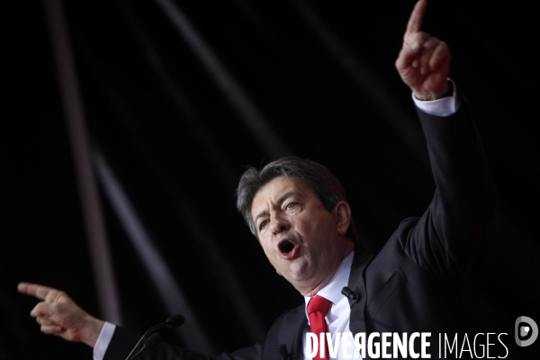 Rassemblement a l appel du front de gauche contre le vote au second tour du president sarkozy.