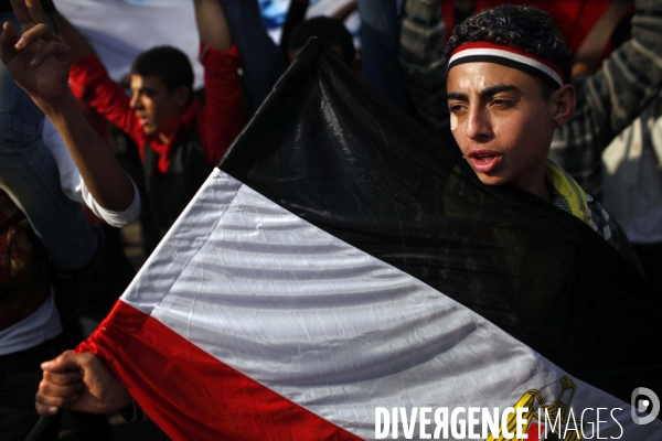 Manifestation du vendredi apres la priere, sur tahrir square.