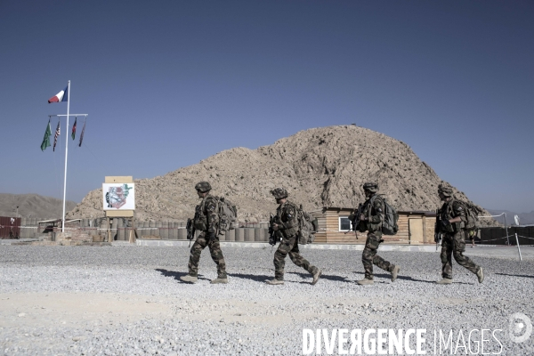 Reportage sur le 92eme regiment d infanterie engage dans la fob de tora, en surobi, afghanistan.