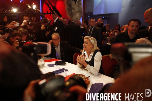 Galette presidentielle du front national a sain-denis.