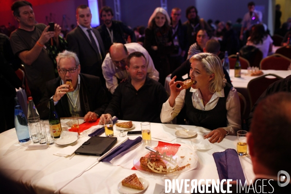 Galette presidentielle du front national a sain-denis.