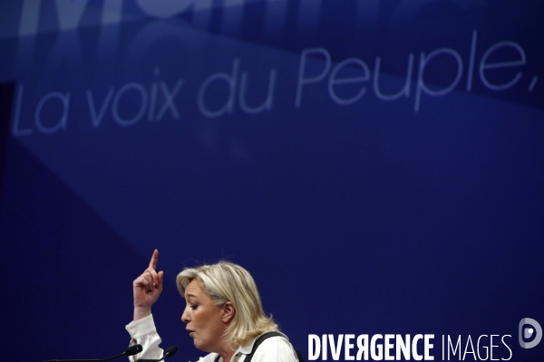 Galette presidentielle du front national a sain-denis.