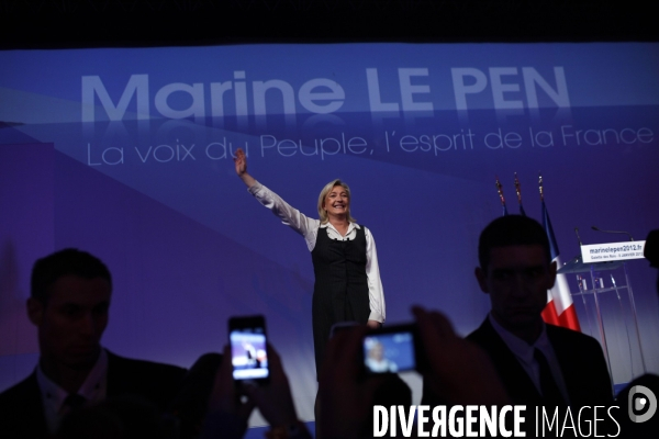 Galette presidentielle du front national a sain-denis.