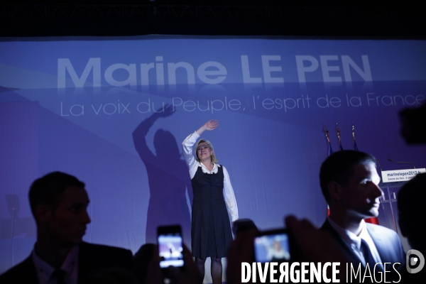 Galette presidentielle du front national a sain-denis.