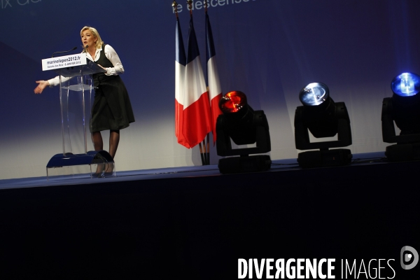 Galette presidentielle du front national a sain-denis.