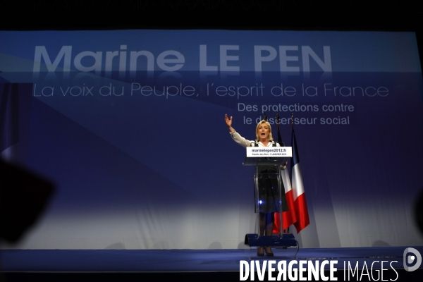 Galette presidentielle du front national a sain-denis.