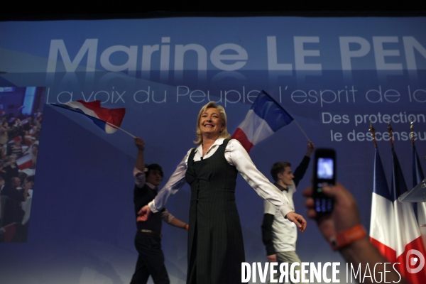 Galette presidentielle du front national a sain-denis.