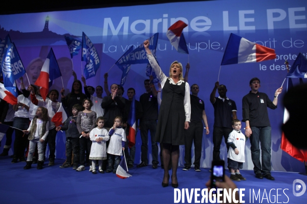 Galette presidentielle du front national a sain-denis.