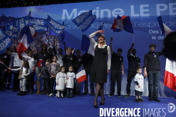 Galette presidentielle du front national a sain-denis.