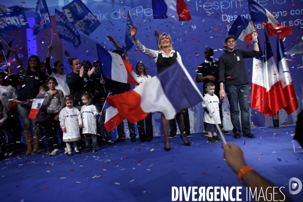 Galette presidentielle du front national a sain-denis.